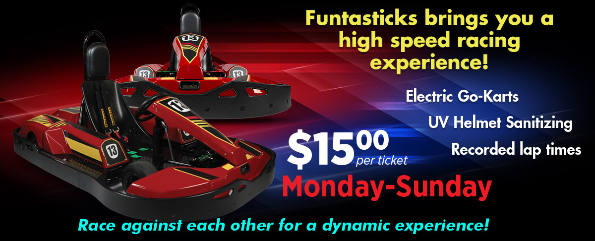 Funtasticks brings you a high speed racing experience